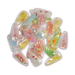 45 Stück 9 Farben Kunststoff mit Harz und Fimo Zubehör RESI-CJ0001-175
