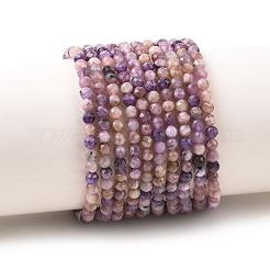 Естественно чароитовыми бисер пряди&nbsp;G-K376-A04-3mm