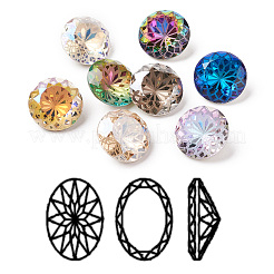 K9 glas strass spitze cabochons RGLA-P030-06A-M01