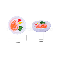 30 Stück 5-Stil-Harz-Decoden-Cabochons RESI-CJ0001-163