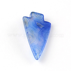 Arrow Kopf natürliche Achat Cabochon gefärbt G-R270-69