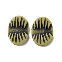 Halloween-Kameen Cabochons aus undurchsichtigem Harz RESI-C017-01D