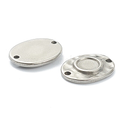 Anlaufgeschützte Cabochon-Anschlussfassungen aus Edelstahl 304 STAS-P279-05P