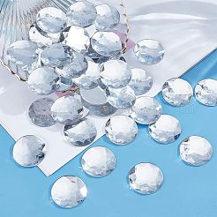 60 Stück facettierte Acryl-Cabochons OACR-FG0001-07
