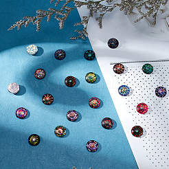 Glas cabochons GLAA-WH0022-64A