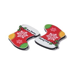 Bedruckte Acryl-Cabochons im weihnachtlichen Stil MACR-O045-01H
