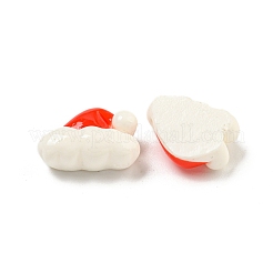 Deko-Cabochons aus undurchsichtigem Harz mit Weihnachtsmotiv CRES-B022-01H