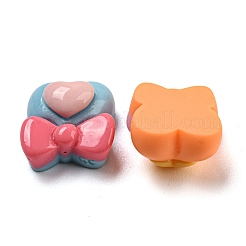 Undurchsichtige Decoden-Cabochons aus Harz RESI-C046-10