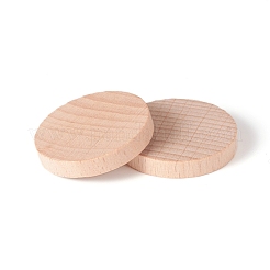 Unfertige Cabochons aus Naturpappelholz WOOD-E010-09