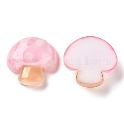 Cabochons aus transparentem Harz mit Herbstthema CRES-J046-03B
