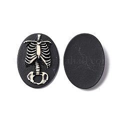 Halloween-Kameen Cabochons aus undurchsichtigem Harz RESI-C017-01A