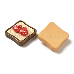 Toastbrot Motiv Harz Decoden Cabochons RESI-Q231-04