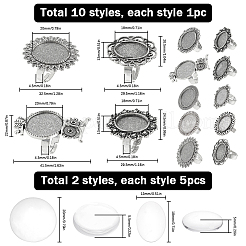 DIY-Set zur Herstellung blanker Fingerringe mit Kuppel DIY-SC0022-21