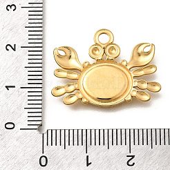 Cabochon-Fassungen für Anhänger aus Edelstahl 304 STAS-E545-04F-G