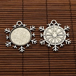 25x4 mm flache runde Blume gehärtetem Glas Cabochons und antike Bronze Messing Brosche Fassungen setzt Schmuck machen DIY-X0181-AS