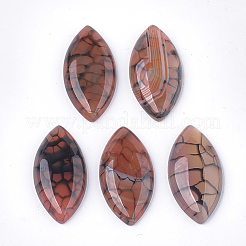 Natürliche Knistern Achat Cabochons G-T125-07C