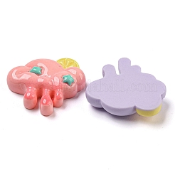 Undurchsichtige Decoden-Cabochons aus Harz CRES-R200-02