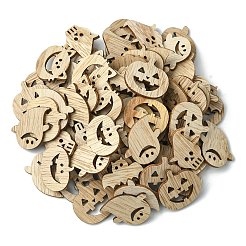 25 stücke halloween thema holz cabochons WOOD-CJC0005-56