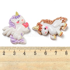 Undurchsichtige Decoden-Cabochons aus Harz CRES-R200-03