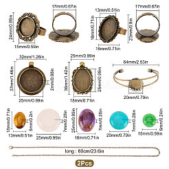DIY-Set zur Herstellung von Schmucksets aus Natursteinen DIY-SC0018-22