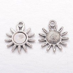 Tibetischer Stil Legierung Anhänger Fassungen LF1377Y