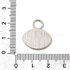 Aluminium-Anhänger Fassungen für Cabochons PALLOY-F318-06P