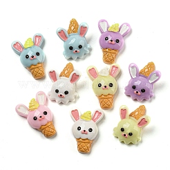 Undurchsichtige Decoden-Cabochons aus Harz RESI-P037-03