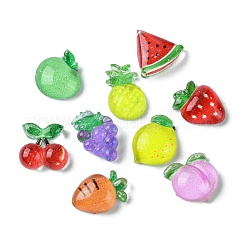 Durchscheinende Decoden-Cabochons aus Harz RESI-E039-16