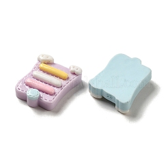 Undurchsichtige Decoden-Cabochons aus Cartoon-Harz RESI-G091-02