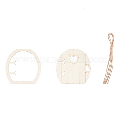 Cabochons aus Naturholz WOOD-WH0115-15