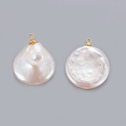 Natürliche kultivierte Süßwasserperlenanhänger PEAR-J004-22G