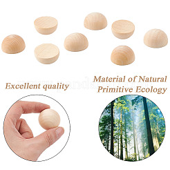 Unfertige Cabochons aus Naturholz WOOD-GF0001-13D
