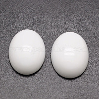 Овальные натуральный белый нефрит кабошоны&nbsp;X-G-K020-18x13mm-12