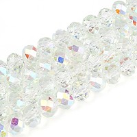 Прозрачные стеклянные бусины&nbsp;X-EGLA-N016-6mm-06