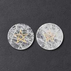 Natürlichen Quarzkristall cabochons G-P491-08H