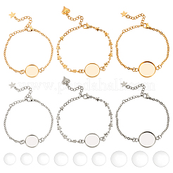 DIY-Set zur Herstellung blanker Kuppelarmbänder DIY-NB0009-79