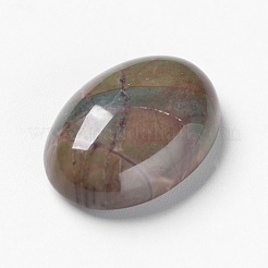 Natürliche Blume Achat Cabochon X-G-F296-01-25x18mm