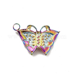 Ionenplattierung (IP) 304 Edelstahl Anhänger Strass-Einstellungen STAS-F282-11MC