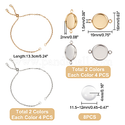 DIY Blanko-Kit zur Herstellung von Kuppelarmbändern DIY-UN0003-94