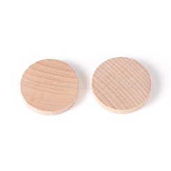 Unfertige Cabochons aus Naturpappelholz WOOD-E010-09