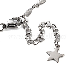 Anlaufgeschützte Fassungen für Gliederarmbänder aus Edelstahl 201 MAK-K023-01A-P