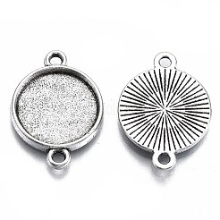 Einstellungen für Cabochon-Steckverbinder aus tibetischer Legierung TIBE-S322-010B-AS-RS