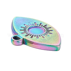 PVD-Vakuumbeschichtung 304 Edelstahl Anhänger Cabochon Fassungen STAS-P288-21M
