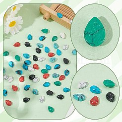 70 Stück Edelstein-Cabochons in 7 Stilen G-AR0006-16A