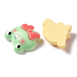 Undurchsichtige Harz Tier Decoden Cabochons CRES-Z006-02