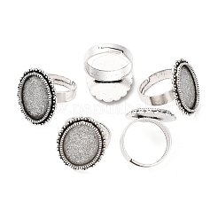Geben Sie Ihre Kreationen eine einzigartige Designer-Look mit diesen modernen und charmanten Eisen hängender Cabochon Fassungen PALLOY-Q300-25AS-NR