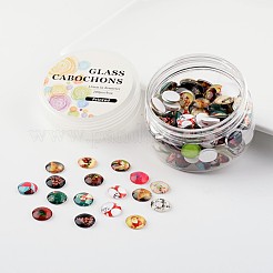 Glas cabochons GGLA-JP0002-11