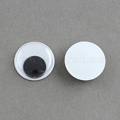 Wackelaugen Kunststoff Cabochons X-KY-S002-12mm