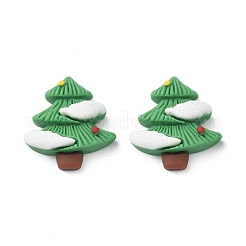 Undurchsichtige Harz-Cabochons des Weihnachtsthemas RESI-F042-01A