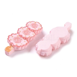 Undurchsichtige Decoden-Cabochons aus Kunstharzimitat für Lebensmittel CRES-O002-02F
